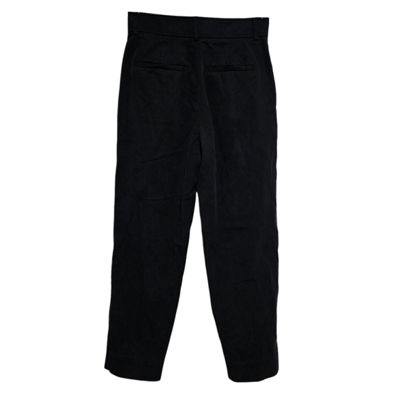 Everlane The Draper Tapered Pant in Buttersmooth Fabric Black Size 0 - Picture 4 of 5